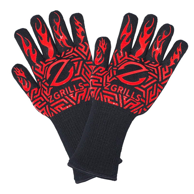Z GRILLS BBQ Grill Gloves 1472â„‰ Oven Gloves Heat Resistant Barbecue Silicone Heat Resistant Mitts Smoking Cooking, Universal Size for Barbecue, Baking, Frying, Welding, Cutting - Image 1